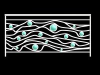 Ocean Wave Railling