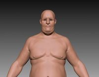 Download free Fat Guy 3D Model