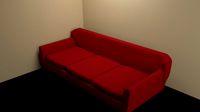 Simple Sofa (Separate Cushions)