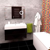Bathroom furniture Moon graphite