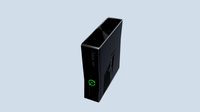 Xbox 360 with moveable disc tray