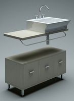 Wash sink model 3D Model