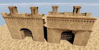 Medieval Wall Construction pack (fbx & obj)