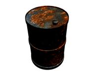 rusted barrel