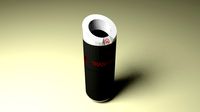 Low Poly Rubbish Bin
