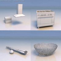 Gasoven vegetable basket 3D Model