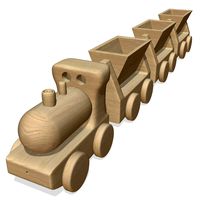 Wooden Toy Train