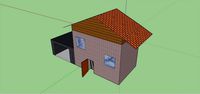 Enterable HOUSE+GARAGE