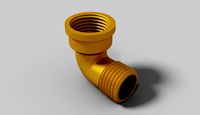 Plumbing pipe 0,5 inch bend1