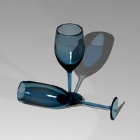 Wine and champagneglass