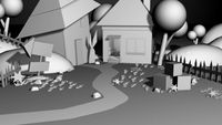 Cartoon farm 3D Model