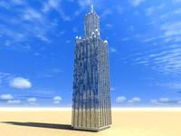 Blue Skyscraper