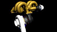 turbocharger set up
