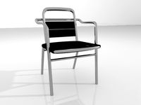 metal chair