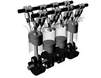 Automobile 4 Cycle Engine 16V Straight 4.3dm