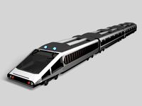 Futuristic train