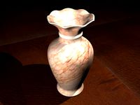 Peach Marble Vase
