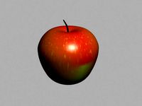 3DS Max Apple Fruit