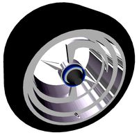 XT Shredline Twin Cutter 2-Spoke Rim