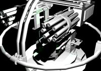 sci fi gattling turret