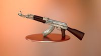 AK-47  For Game Engine