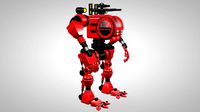 Robot 02 With Cockpit