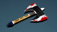 Low Poly Fantasy Axe