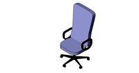 Executive chair Revit 2012 (with material parameters)