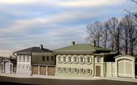 Two houses -  monument of wooden architecture