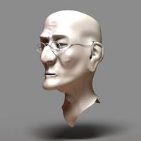 Old man head