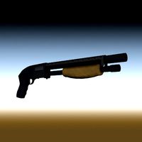 Pistol Grip Pump Action Shotgun
