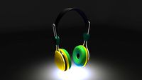 Headphones model hi-definition