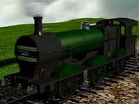 Steam Locomotive Fowler 4F 0-6-0