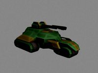 Lowpoly Tank (Trident)