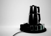 Tray Type Tea Maker with Glasses