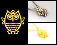 STL Prototyping Owl Pendant - Jewellery