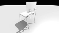 Wooden School Chair