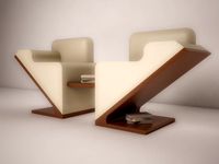 Double chair to read