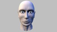 Male Head+UV+Teeth/Gums