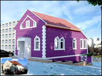 purple house