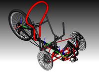 Human powered vehicle Cobra trike