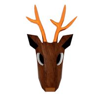 Deer head Casual style 3D model