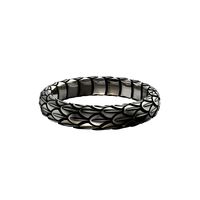 N024 Snake large texture ring