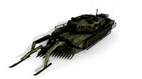Tank Abrams MinePlow Extra Defense Green)
