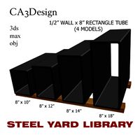 1/2 Wall x8 Rect Tube