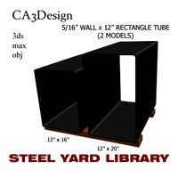 5/16 Wall x12 Rect Tube