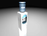 Water cooler 01 low poly