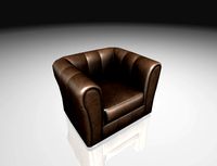 Armchair 15 01 low poly