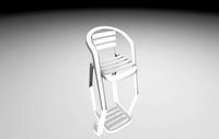 Chair 04 low poly 2