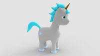 Cartoon Mighty Unicorn